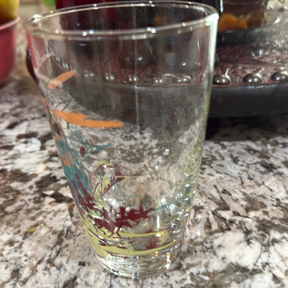 Oklahoma Acee Blue Eagle, Ruling His Sun- Pawnee, Clear Indians Glass - Picture 2 of 6